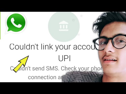 Whatsapp Payment Couldn't link your account with UPI