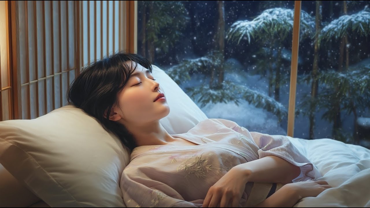 Deep Sleep Music for Insomnia Relief｜7 Hours Gentle Piano & Wind Sounds