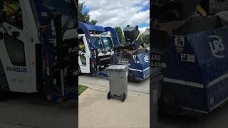 LRS garbage truck on trash #garbagetruck
