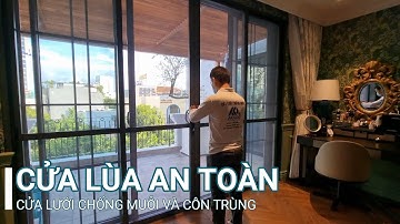 CỬA LÙA KHUNG NHÔM XINGFA KẾT HỢP LƯỚI INOX304 (Cửa lưới chống muỗi)