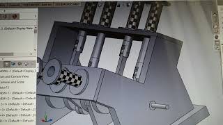 V8 solenoid engine design