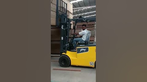 Godrej Electric Forklift in Plywood Industry