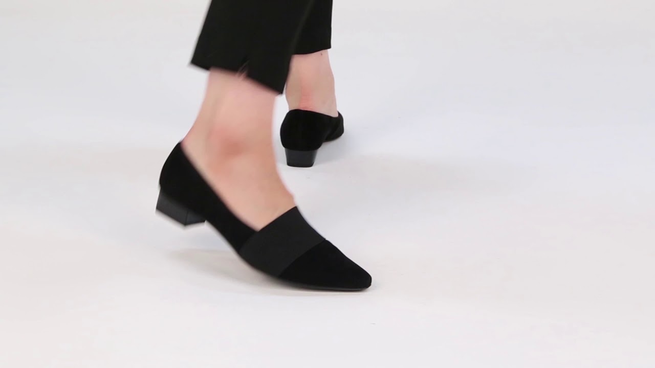 Peter Lagos Low Heel Suede Womens Shoes | Charles Clinkard