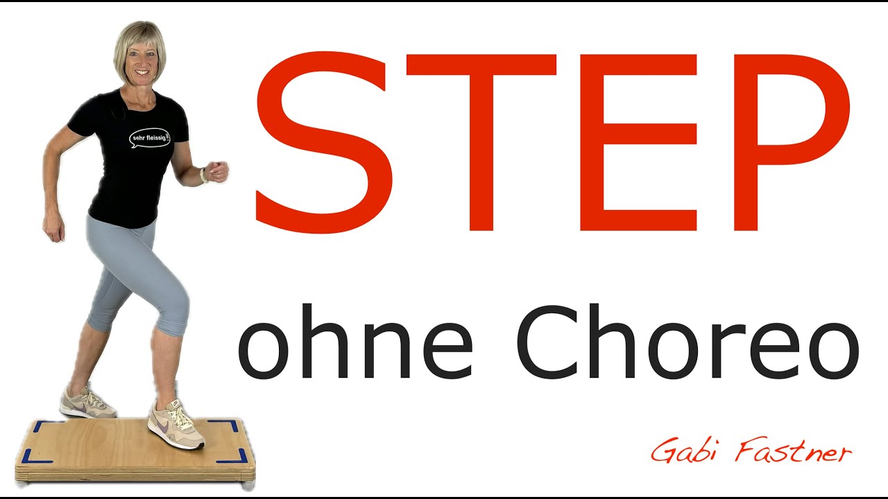 🌷 28 min. Step ohne Choreo | ca. 3000 Basic-Schritte als Cardiotraining auf dem Step | 250 Kcal