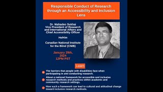 Inclusive &amp; Accessible Research Methods: A National Framework for Health Researchers | JEPS Seminar
