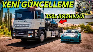 YENİ HİKAYE ve ARABALAR GELDİ! 350z BOZULDU ÇEKİCİYE BİNDİRDİK - Forza Horizon 5 Yeni Güncelleme