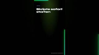 Skripte in Sekunden: Ausführen, ablegen, wiederholen