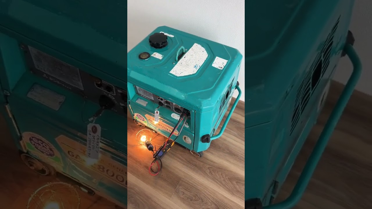 84X2 - デンヨー インバーター発電機 GA-2800ES-IV 建設機械 ガソリン