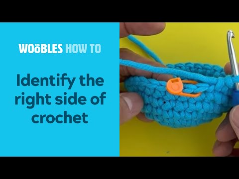 How to tell the right side of crochet