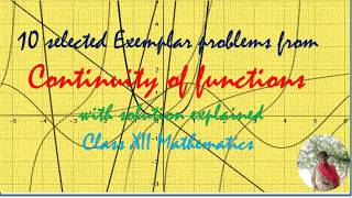 Exemplar  continuity problems with  solutions | Condition of continuity |  Points of Discontinuity