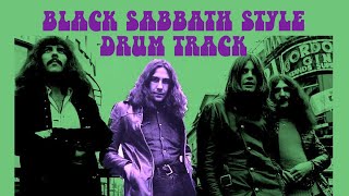 Stoner Doom Metal Black Sabbath Style Drum Track 70 bpm