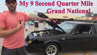 1987 Buick Grand National does Quarter Mile in 9 Seconds  HUGE GN MODS HERE
