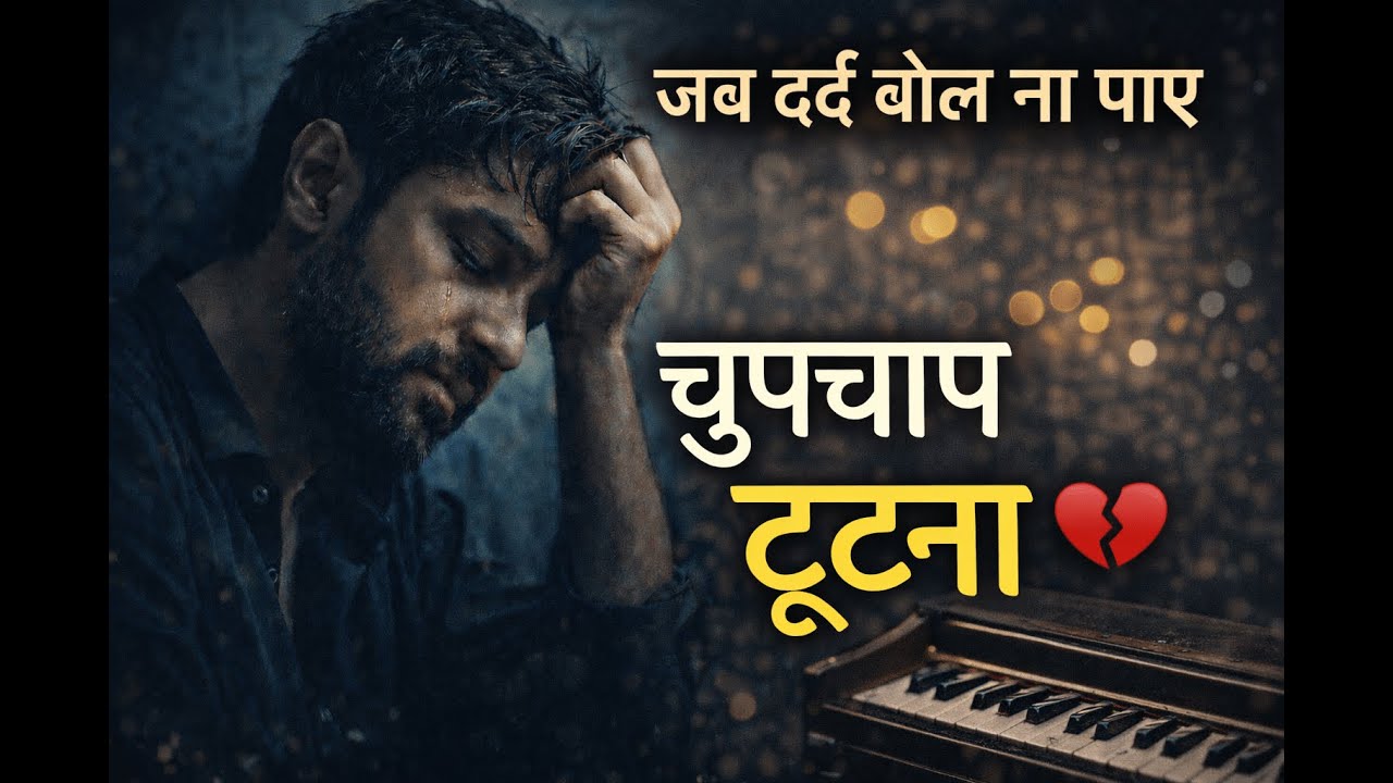 चुपचाप टूटना 💔 | Heart Touching Sad Song | Indian Heart | 