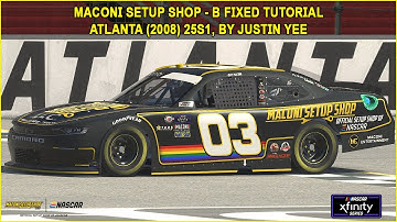 iRacing B Fixed Xfinity Atlanta 2008 Guide to Qualifying and Race 25S1