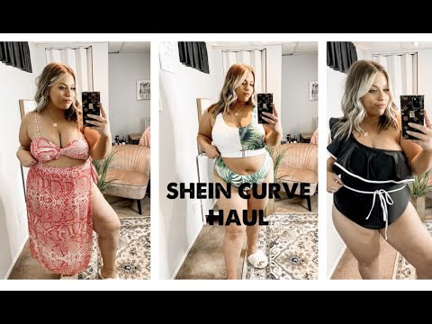 I'm plus-size with 40DD boobs and I did a Shein bikini haul - I