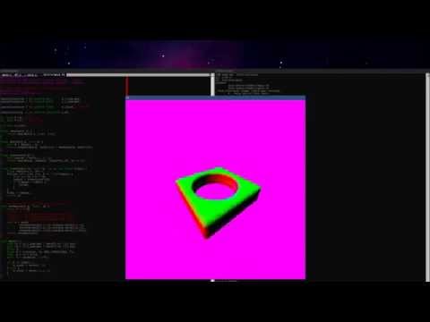 Distance Field GPU Raymarching (Normals only)  (CSG results)