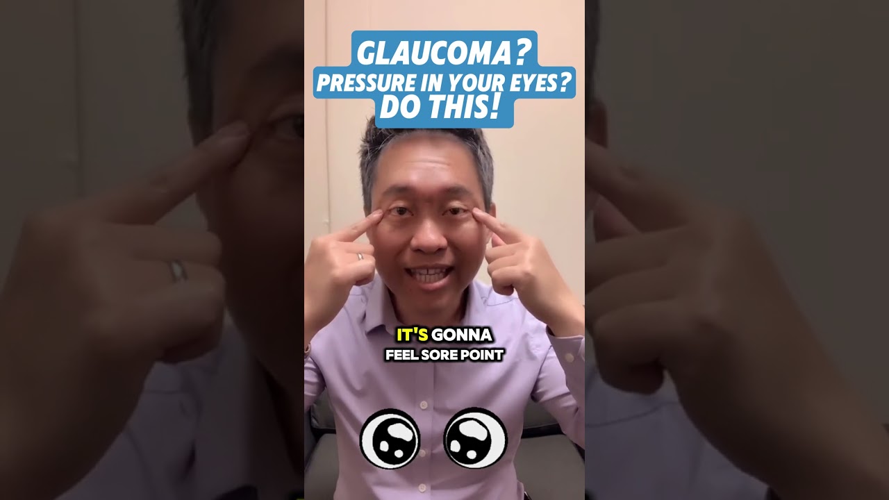 Glaucoma? Pressure in your eyes? Do this!