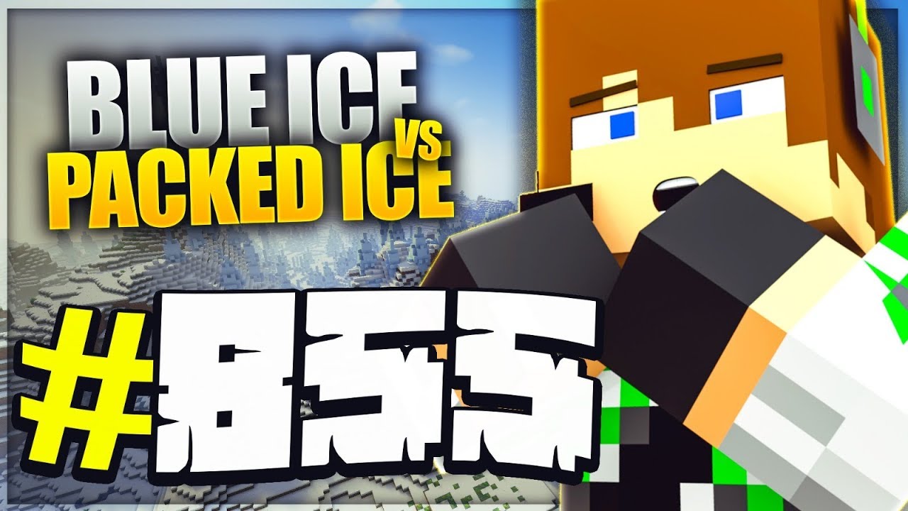 Minecraft ITA 855 BLUE ICE VS PACKED ICE YouTube