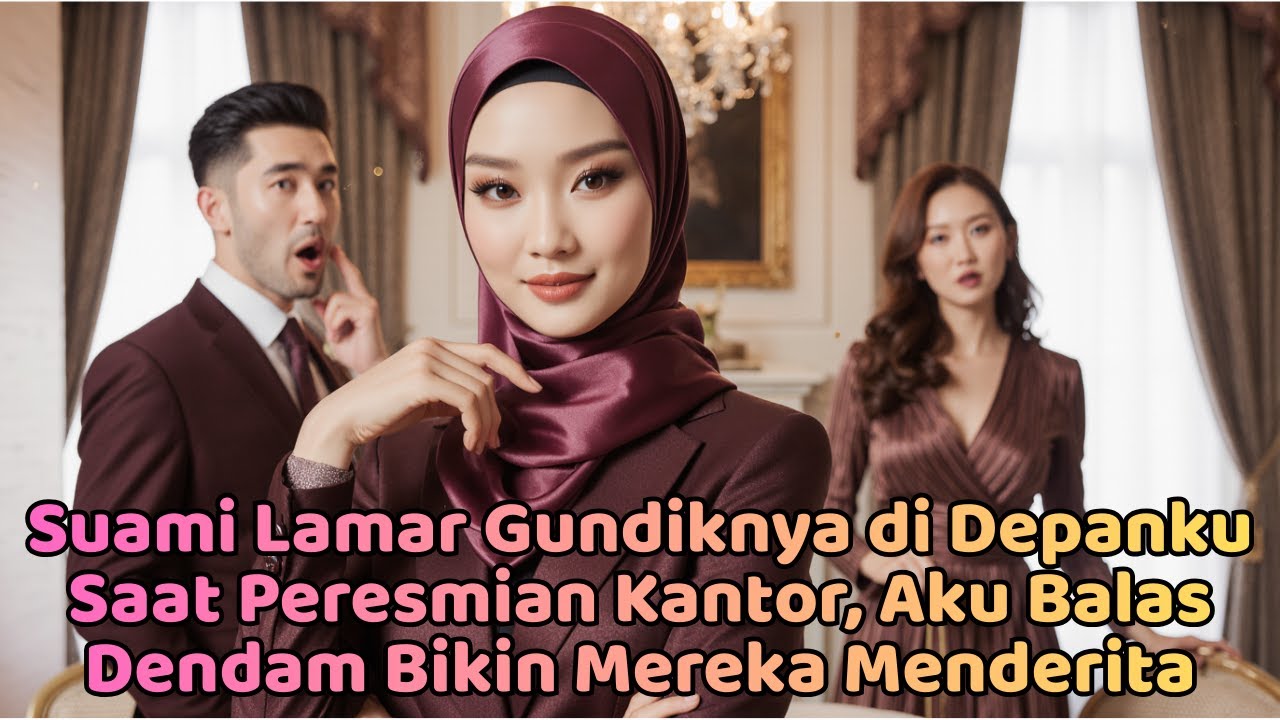 Suami Lamar Gundiknya di Depanku Saat Peresmian Kantor, Aku Balas Dendam Bikin Mereka Menderita