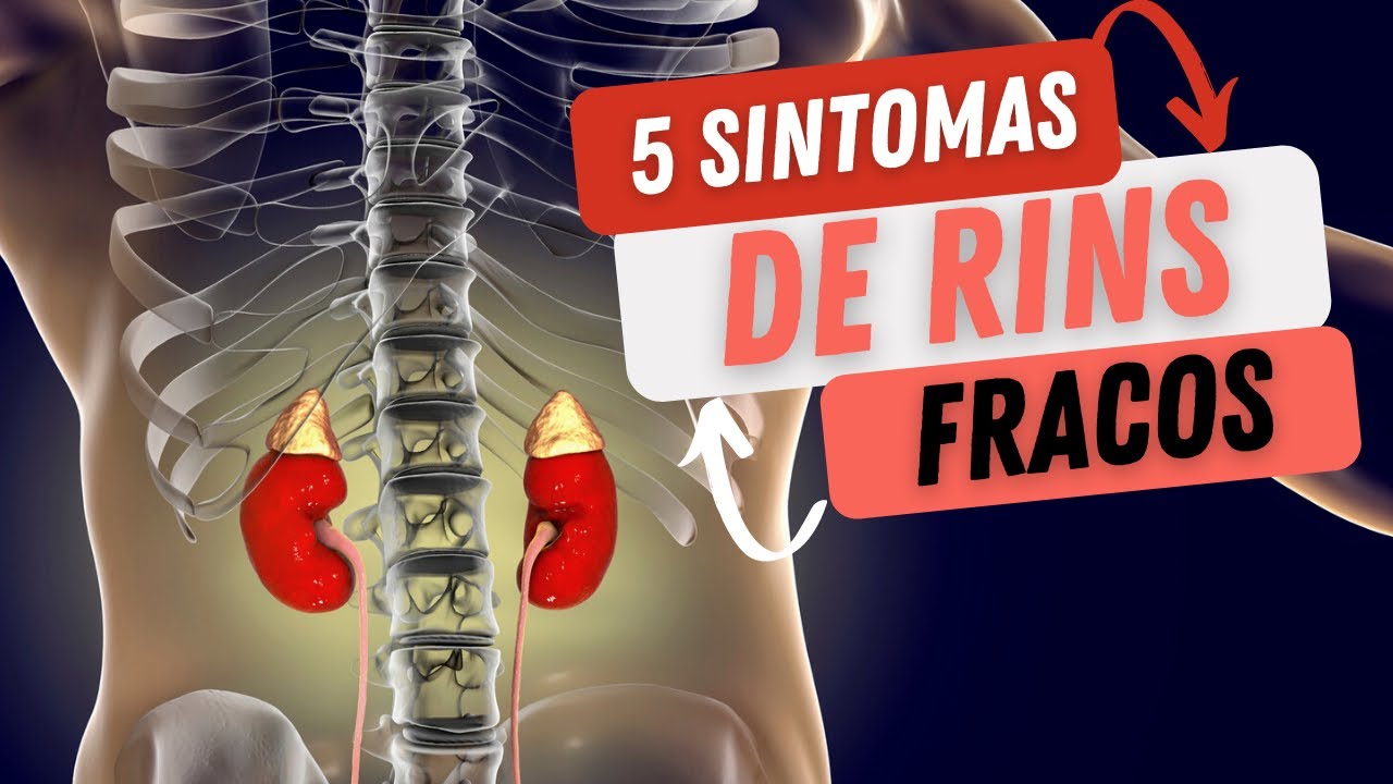 5 sintomas de rins fracos.