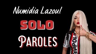 Solo - Numidia Lazoul - Paroles