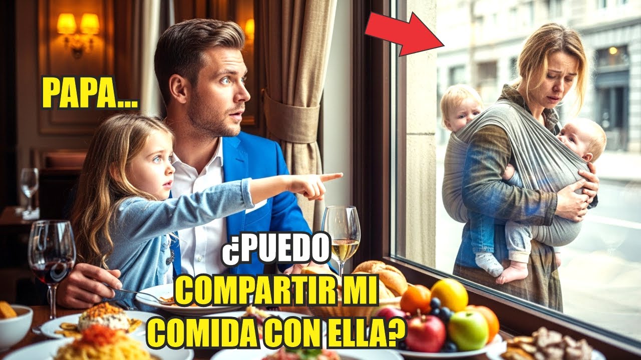 HIJA QUIERE COMPARTIR SU COMIDA CON MADRE POBRE Y SU PADRE MULTIMILLONARIO SORPRENDE A TODOS