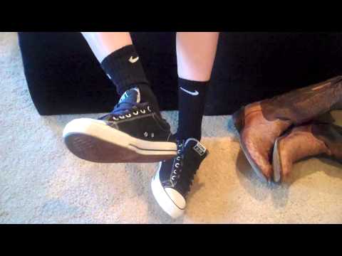 converse with nike socks
