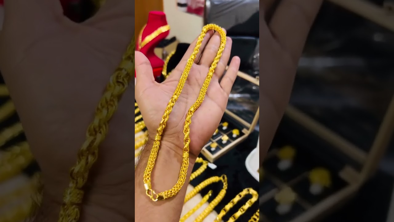 Holo Gold Chain 916 Hallmark 🔥 