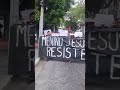 Manifestação em SJC deixa o recado: Comunidade Menino Jesus, Resiste
