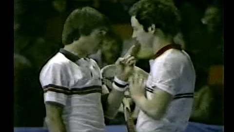 Chicago 1982 Michelob -  Connors vs McEnroe flare-up