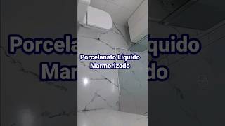 Porcelanato Liquido Marmorizado #cursoderesina #porcelanatoliquido #construção #resina #resinaepoxi