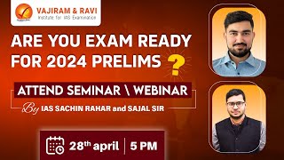 Are you Exam Ready for 2024 Prelims? | Vajiram & Ravi