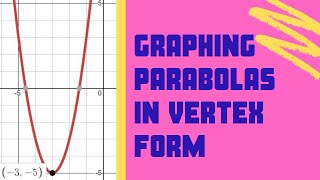 Graphing Parabolas in Vertex Form