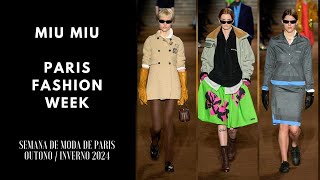 Miu miu FW24 - Semana de moda de Paris - Outono / Inverno 2024