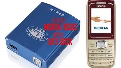How to Flash Nokia 1650 with UFS