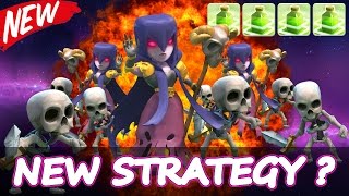 Clash Of Clans | QUATRO JUMP SPELL STRATEGY! | New Trial Attack LIVE!!