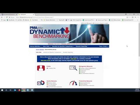 Dynamic Benchmarking Demonstration - 091818