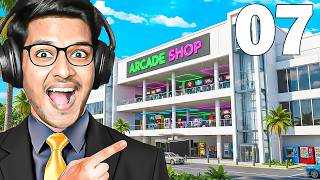 I Just Opened a $250,000 Arcade in My Mall! (FULL TOUR) – Mall Simulator #7 🏙️