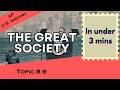 The Great Society in Under 3 mins (APUSH Unit 8 Topic 9) 8.9