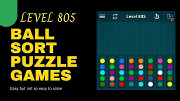 Ball Sort Puzzle Level 805