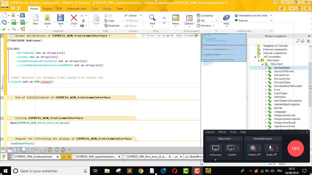 utiliser un fichier dll dans windev