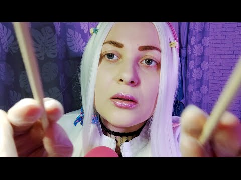 ASMR 🥢 Face massage with chopsticks 🥢 Role Play 🙏 Russian masseur 👐🇷🇺