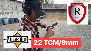 ARMSCOR 22 TCM/9mm combo accuracy test at TOBSGI FIRING RANGE..