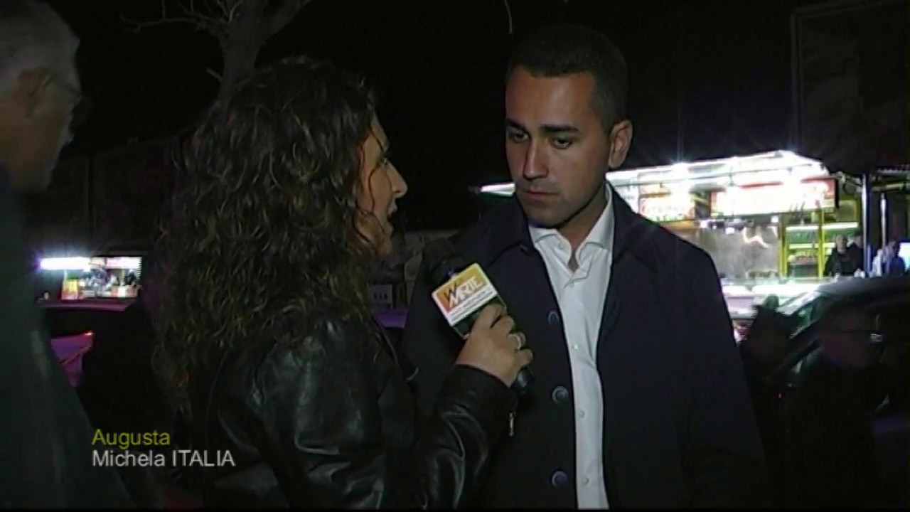 Augusta - Luigi Di Maio in città per 