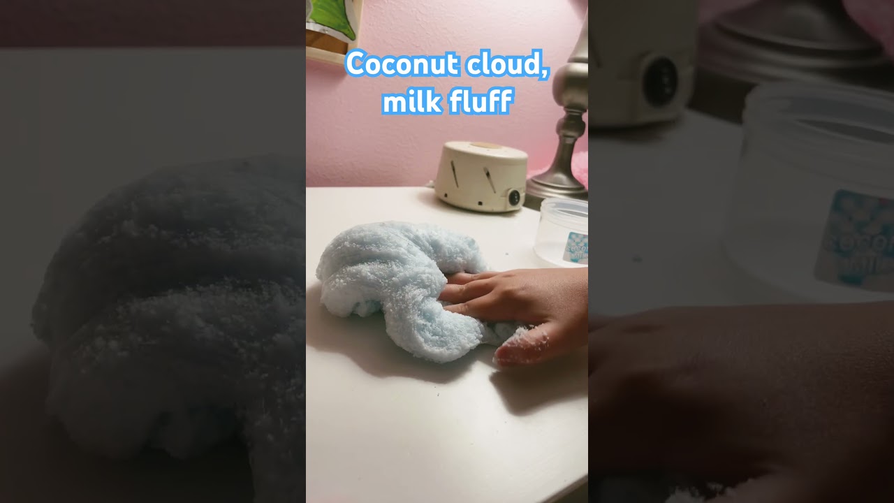 Coconut Cloud Fluff I White Cloud Slime