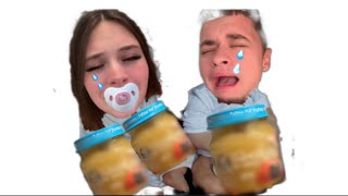 ULTIMATE BABY FOOD CHALLENGE *HILARIOUS*