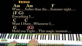 This Magic Moment (The Drifters) Piano Cover Lesson in C with Chords/Lyrics