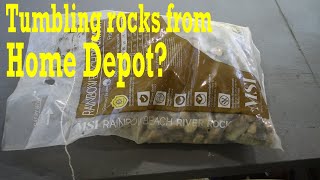 Home Depot Landscape Rocks: Will they tumble? #rockhounding #thefinders  #rocktumbling