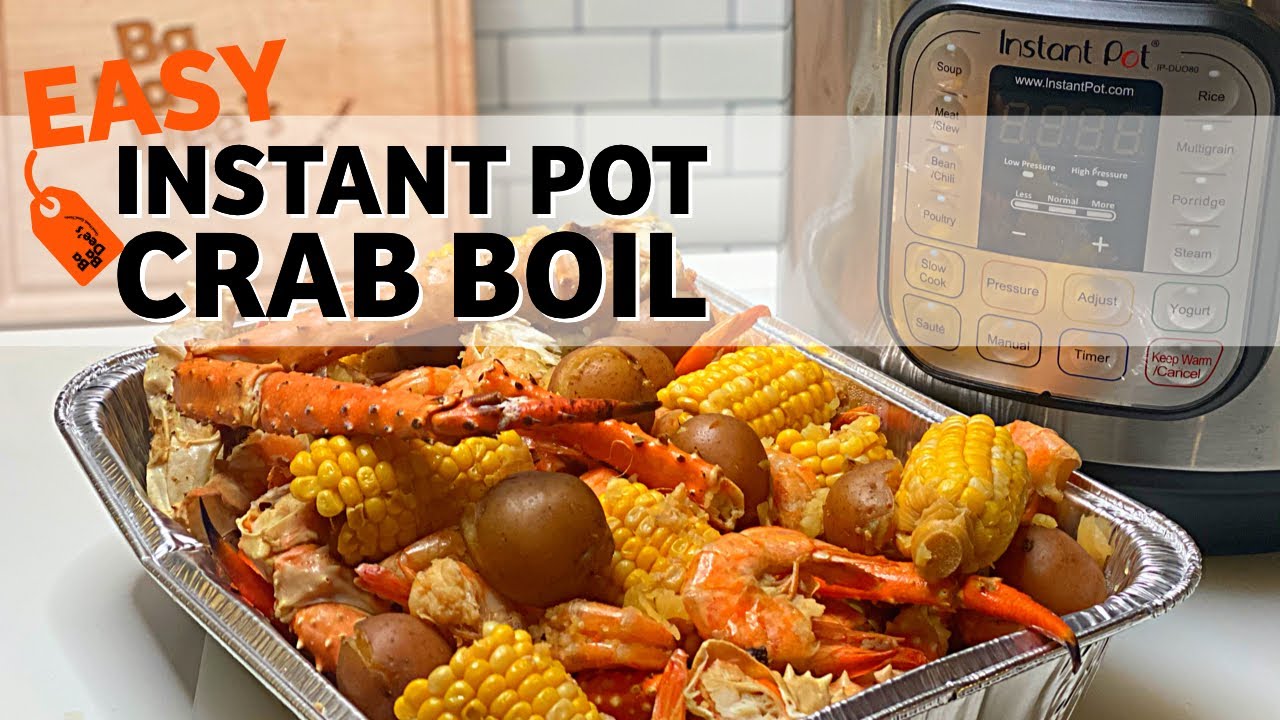 How to Make Easy Instant Pot Crab Boil