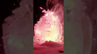 OBLITERATING Ice Crates with FIREWORKS! | EPIC New Year's Eve Celebration | Happy New Year 2024!